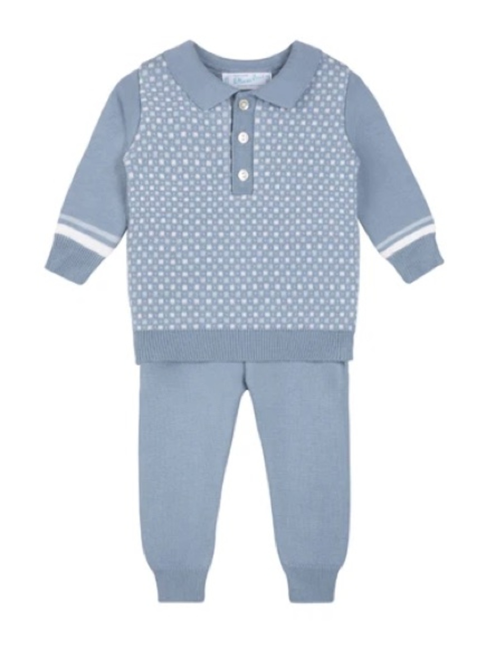 Feltman Brothers Geo Knot Polo Set sz 3T
